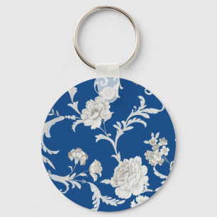 Blumenmuster Schlüsselanhänger