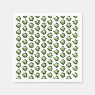 Blumenmuster Serviette