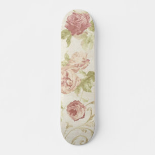 Blumenmuster Skateboard