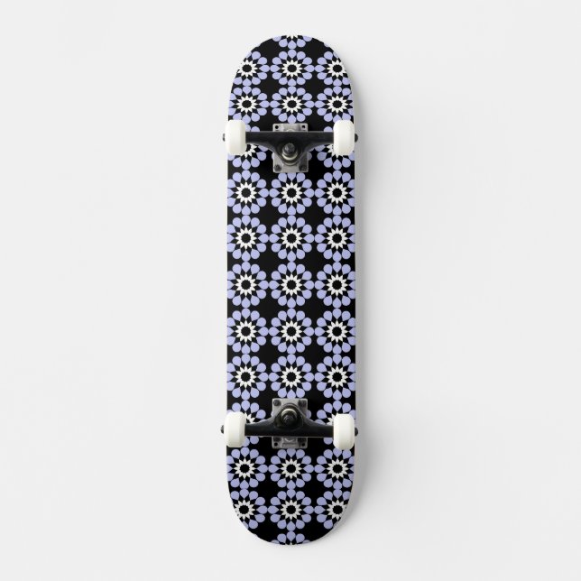 Blumenmuster-Skateboard Skateboard (Vorderseite)