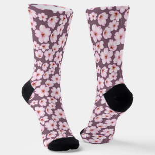 Blumenmuster Socken