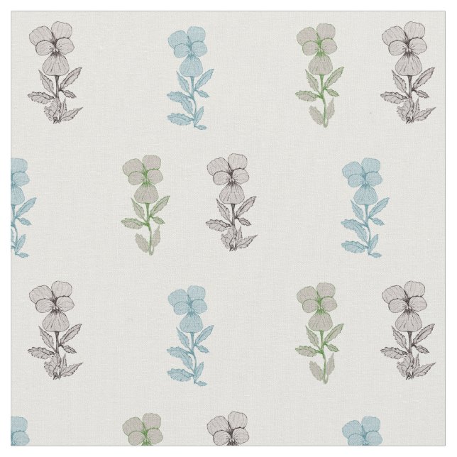 Blumenmuster Stoff (Nahaufnahme)