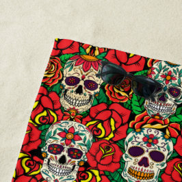 Blumenmuster Strandtuch