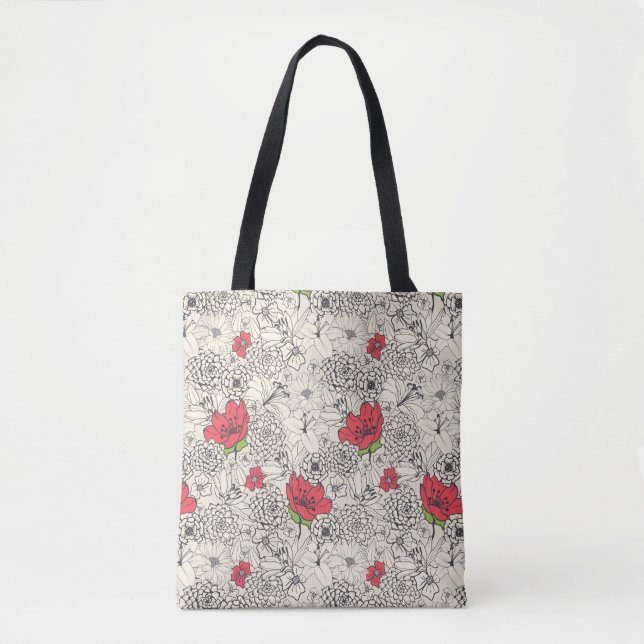 Blumenmuster Tasche (Vorderseite)