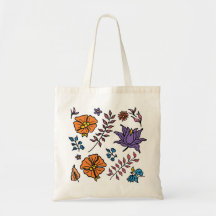 Blumenmuster-Tasche