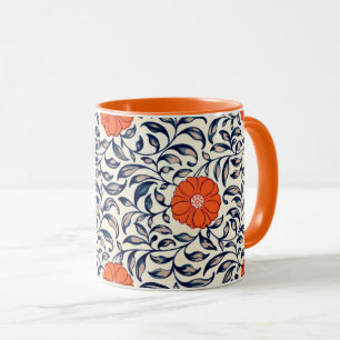 Blumenmuster Tasse