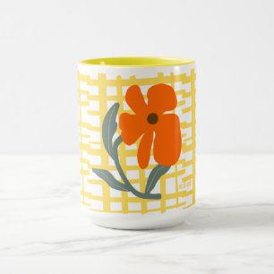 Blumenmuster-Tasse Tasse
