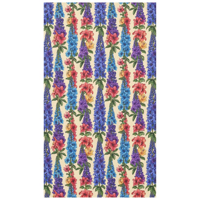 Blumenmuster Tischdecke (Vorderseite)