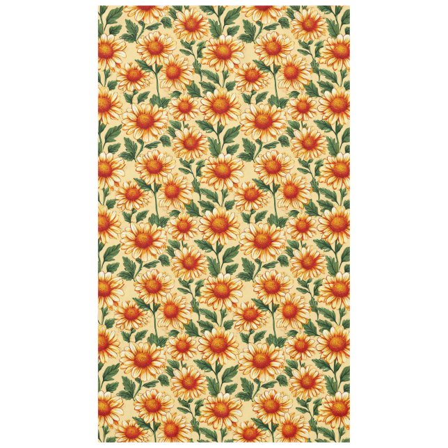 Blumenmuster Tischdecke (Vorderseite)