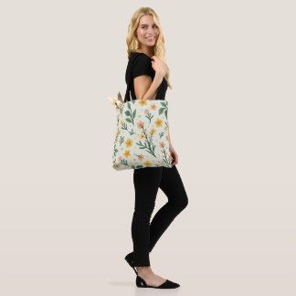 Blumenmuster Tosbeutel Tasche