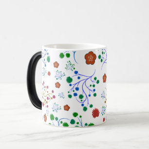 Blumenmuster Verwandlungstasse