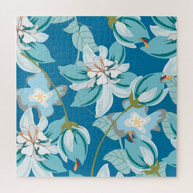 Blumenmuster, vielseitiges Design der Blume. (Vertikal)