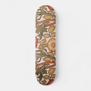 Blumenmuster Vintag rosa Designer-Stoff Skateboard
