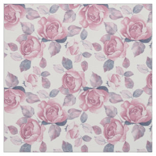 Blumenmuster. Vintage Rosen Stoff