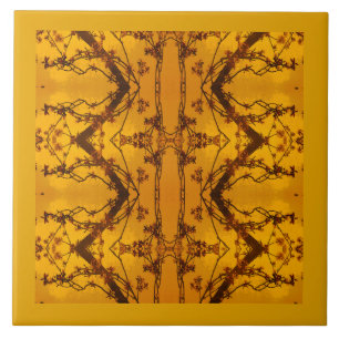 Blumenmuster Vintager toskanischer Art Fliese