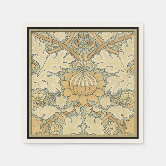Blumenmuster von William Morris - Paper Napkins Serviette (Vorderseite)