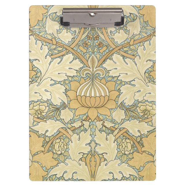 Blumenmuster von William Morris - Zwischenablage Klemmbrett (Vorderseite)