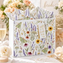 Blumenmuster Wilde Blume Botanische Luna-Motte