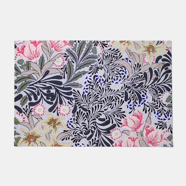 Blumenmuster, William Morris Fußmatte (Vorderseite)