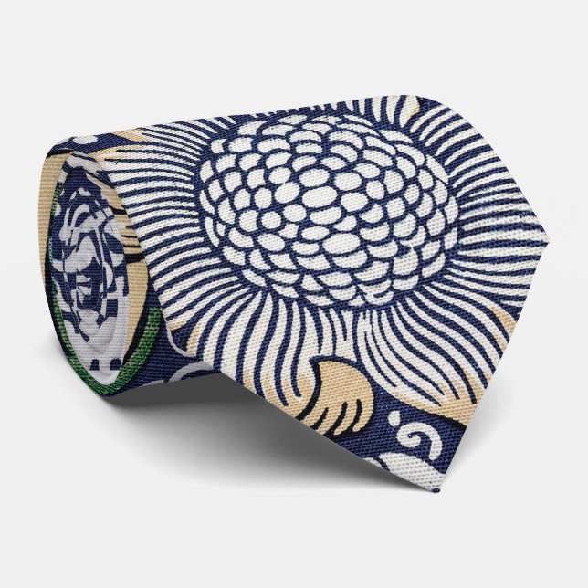 Blumenmuster - William Morris Krawatte (Gerollt)