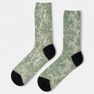 Blumenmuster, William Morris Socken