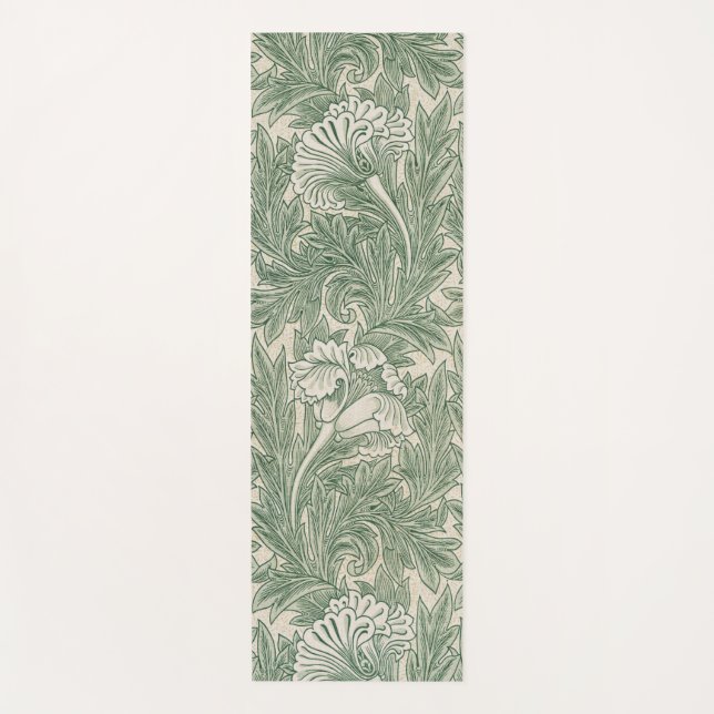 Blumenmuster, William Morris Yogamatte (Vorderseite)