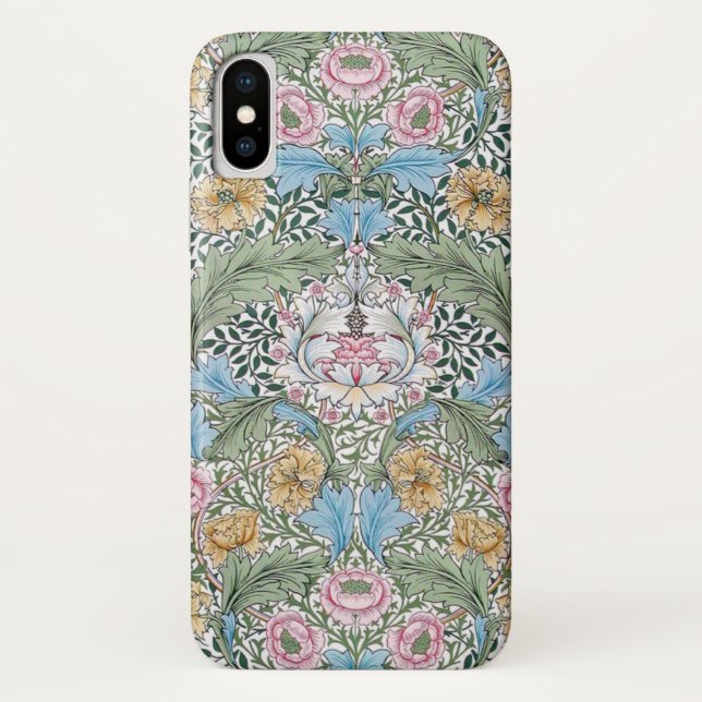 Blumenmuster William Morriss Myrte Case-Mate iPhone Hülle (Rückseite)