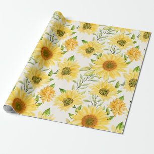 Blumenmuster-Wrapper Geschenkpapier