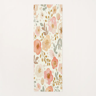 Blumenmuster Yoga Mat Yogamatte