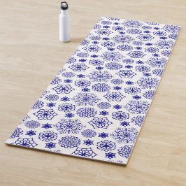 Blumenmuster Yogamatte