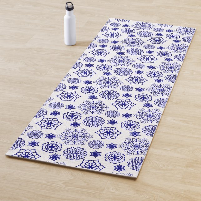 Blumenmuster Yogamatte (Beispiel)