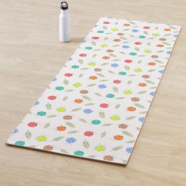 Blumenmuster Yogamatte