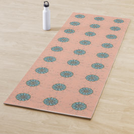 Blumenmuster Yogamatte