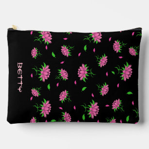 Blumenmuster Zubehörtasche