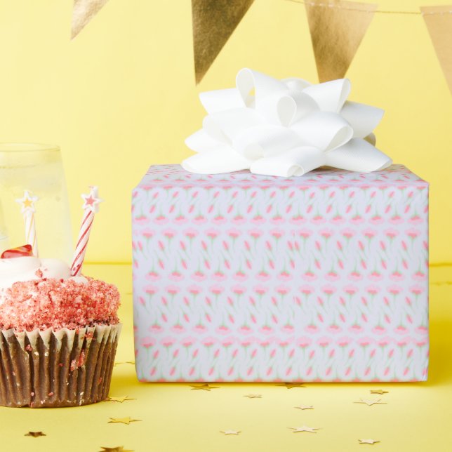Blumenmusterstoff  geschenkpapier (Geburtstagsparty)