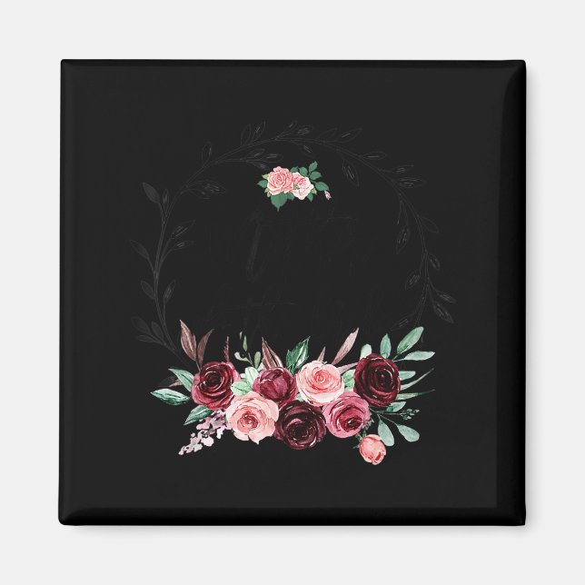 Blumenmutter der Braut Hochzeitsdusche Magnet (Vorne)