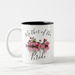 Blumenmutter der Tasse des zweitönigen Kaffees