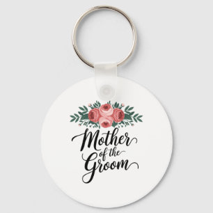 Blumenmutter des Bräutigams Hochzeitsdusche Mama V Schlüsselanhänger