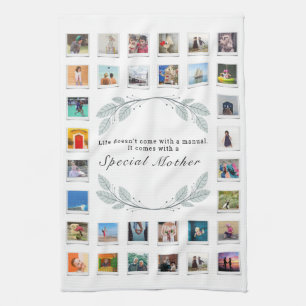 Blumenmütter Tagesfotomaterial Geschirrtuch