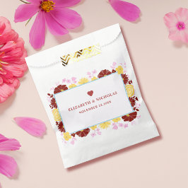 Blumennamen, kundenspezifische Gastgeschenk Hochze Geschenktütchen