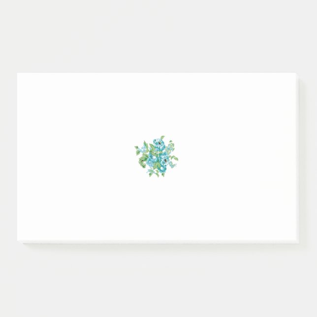 Blumennoten und farbige Post-It-Notes | Niedlich u Post-it Klebezettel (Vorderseite)