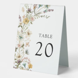 Blumennummer Tischaufsteller