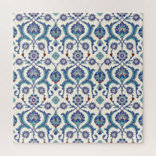 Blumenornament: Traditionelles arabisches Muster.