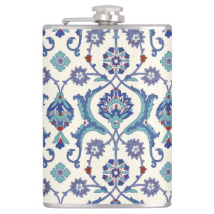 Blumenornament: Traditionelles arabisches Muster. Flachmann