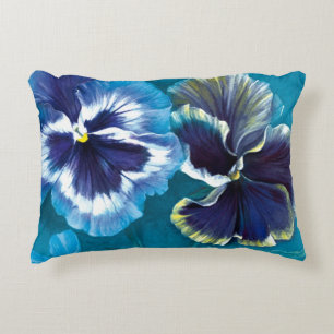 Blumenpansy-Kunstkissen Zierkissen