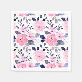 Blumenpapier-Cocktailservietten Serviette