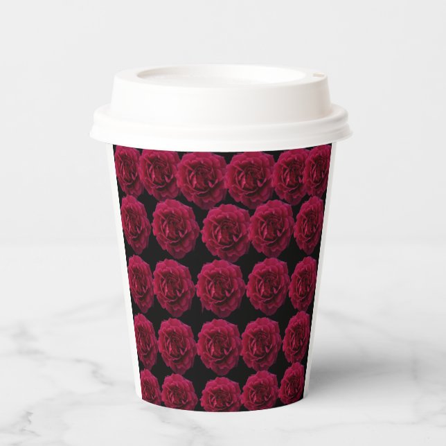 Blumenpapier-Cups Öko-freundliche Entsorgung des T Pappbecher (Vorderseite)