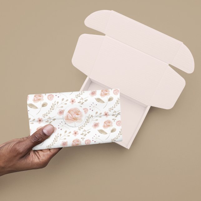 Blumenpapier für Wasserfarben Seidenpapier (Celebrate someone special with this beautiful watercolor floral tissue paper! )