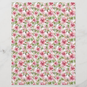 Blumenpapier für Wasserfarben und Kunsthandwerk