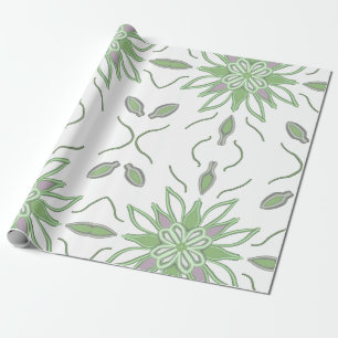 Blumenpapier Geschenkpapier